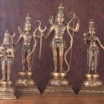 Pure Brass Large Ram Darbar Set | Lord Ram 26" with Divine Family | Premium Temple Grade Collection | 40 kg Handcrafted Sacred Art | Traditional Murti